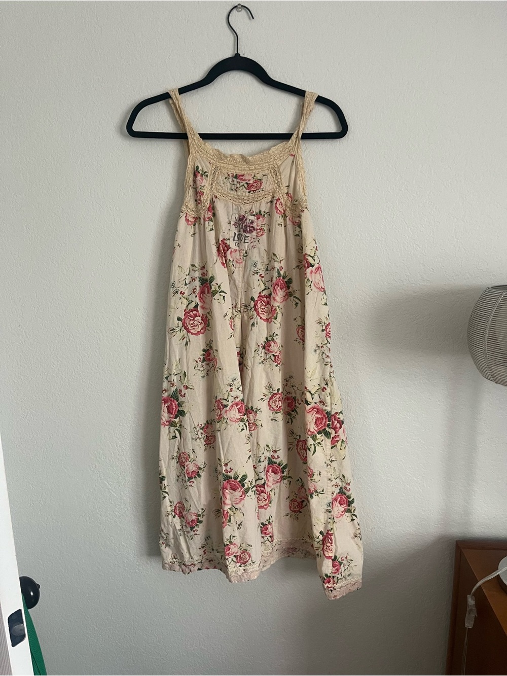 Magnolia Pearl Floral Clementine Slip in the "Spring Love" print